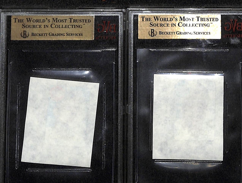 Lot of (2) 1969 Topps Decals - Drysdale & F. Robinson - Both BVG 9.5
